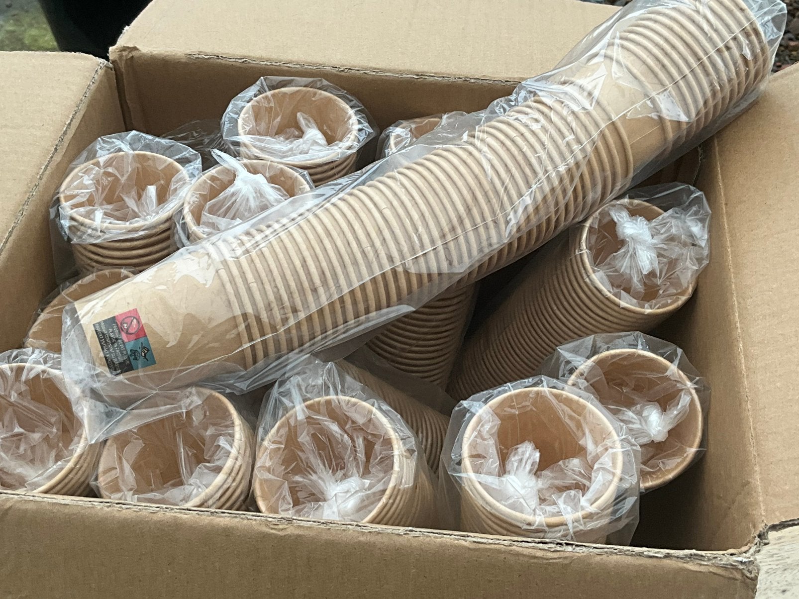Kartonnen Espresso wegwerp bekers 650 stuks, Ophalen of Verzenden, Nieuw
