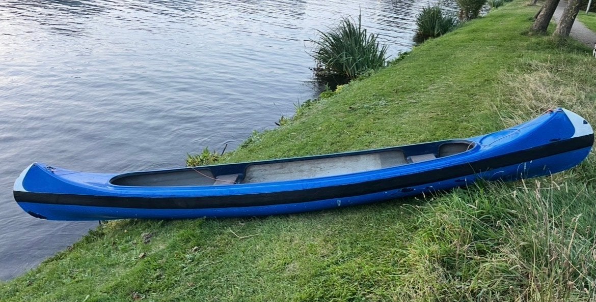 Canadese kano met 2 peddels, Watersport en Boten, Ophalen, Gebruikt, 2-persoons