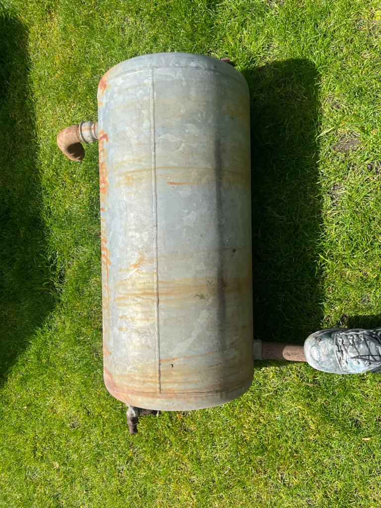 Gegalvaniseerde boiler 100 liter, gebruikt, Ophalen, Gebruikt, 100 liter of meer, Boiler