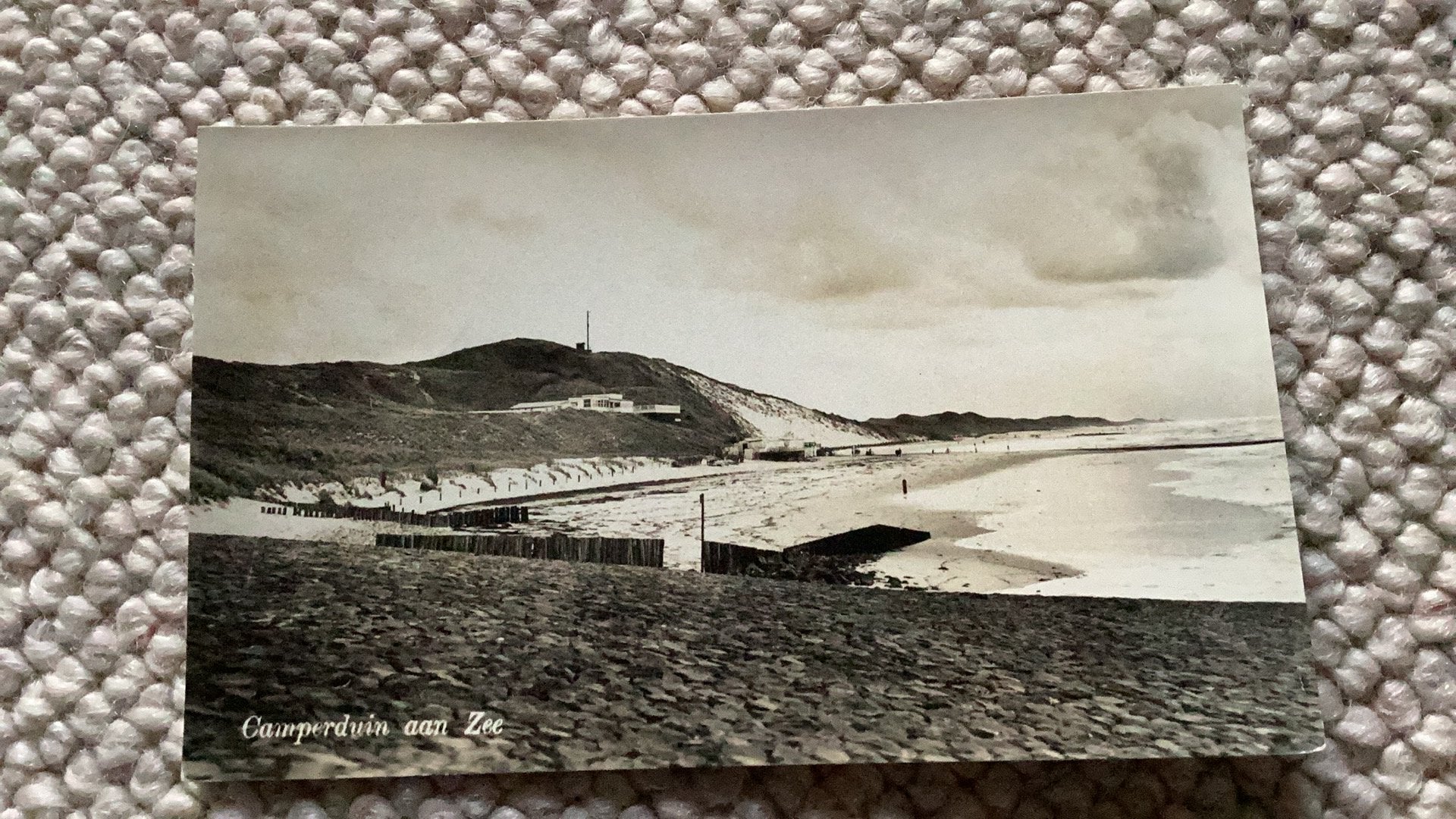 Ansichtkaart Camperduin aan Zee 1957. 982, Ophalen of Verzenden, 1940 tot 1960, Gelopen, Noord-Holland