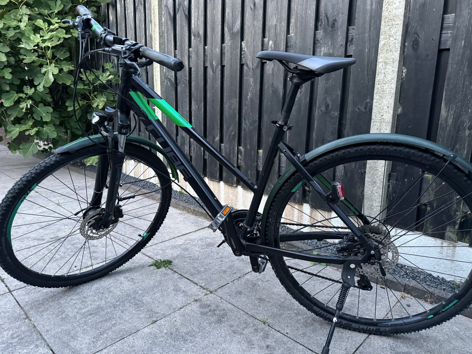 Laatse kans! Cube Nature Allroad Damesfiets hybride Frame 50, Versnellingen, Zo goed als nieuw, 50 tot 53 cm, Schijfrem