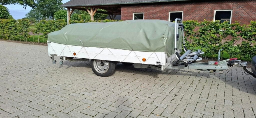 Trigano Odyssee vouwwagen in zeer goede staat, veel extra's, Ophalen, Trigano, Blauw, Aanwezig