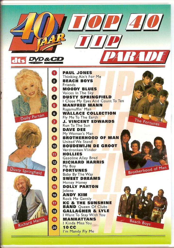 40 jaar top 40 Tip parade ( dvd + cd ), Cd's en Dvd's, Dvd's | Muziek en Concerten, Alle leeftijden, Ophalen of Verzenden, Nieuw in verpakking