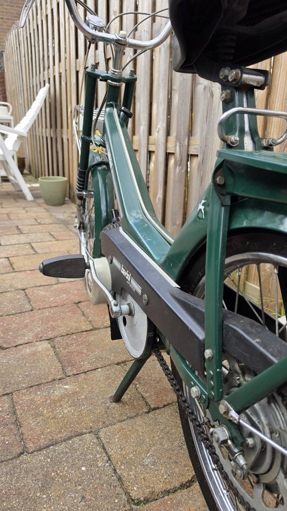 brommer oldtimer berini m48. 1972.in zeist., Maximaal 45 km/u, 49 cc, 1 versnellingen, Ophalen