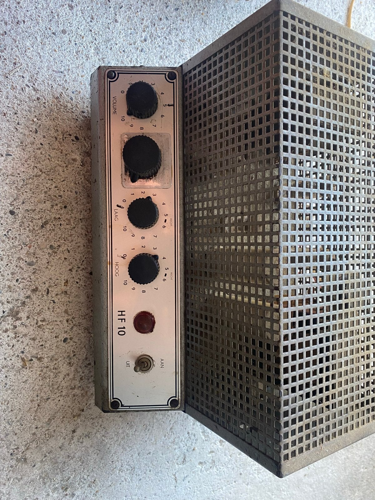 Philips HF-10 buizenversterker uit 1960 - Vintage Audio, Audio, Tv en Foto, Buizenversterkers, Ophalen of Verzenden, Versterker