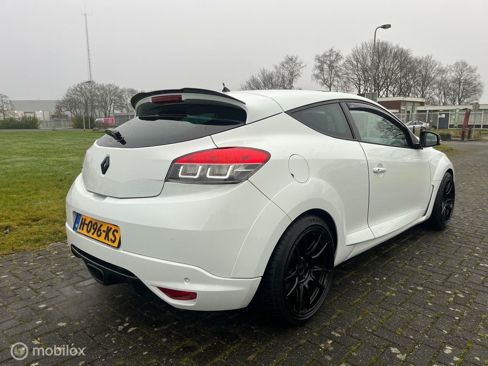 Renault Megane Coupé 2.0 Turbo RS 265 Shortshift, Auto's, Gebruikt, 4 cilinders, Wit, Leder