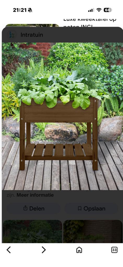 Kweektafel nieuw esscherts garden, Ophalen, Nieuw
