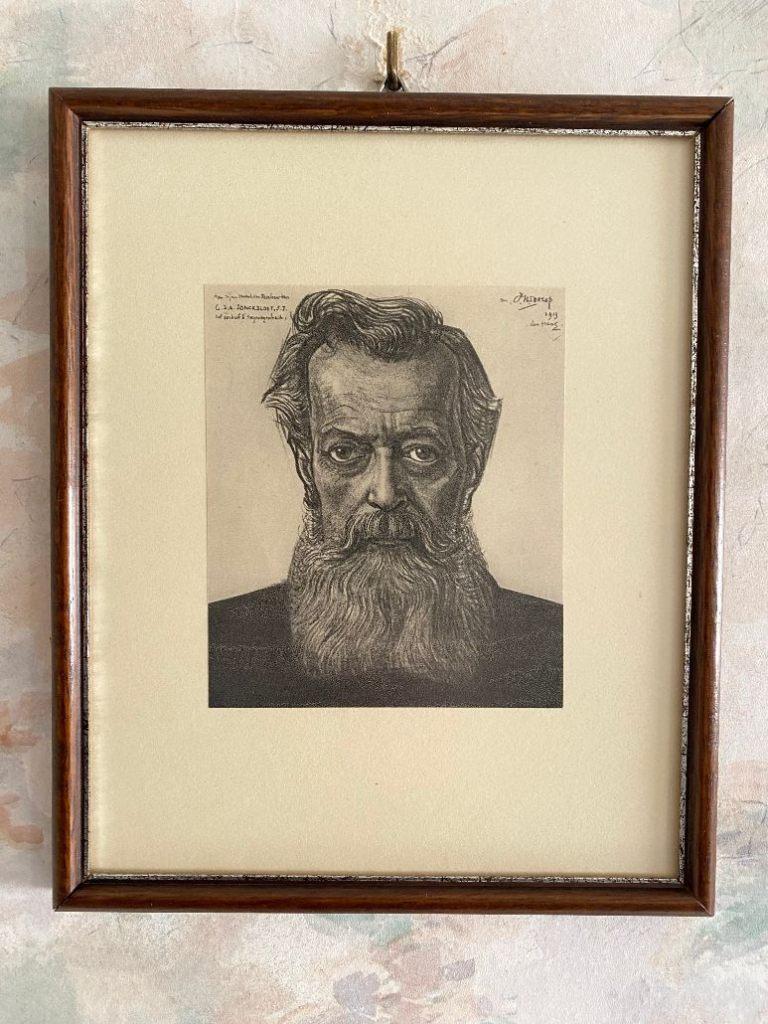 Oude  Prent   Jan   Toorop  .  1919, Antiek en Kunst, Ophalen of Verzenden