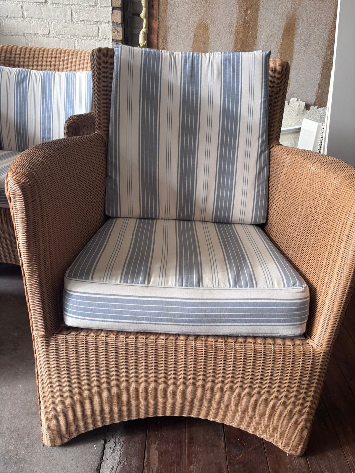 Stoel riet legends, Ophalen, Gebruikt, 75 tot 100 cm, Riet of Rotan
