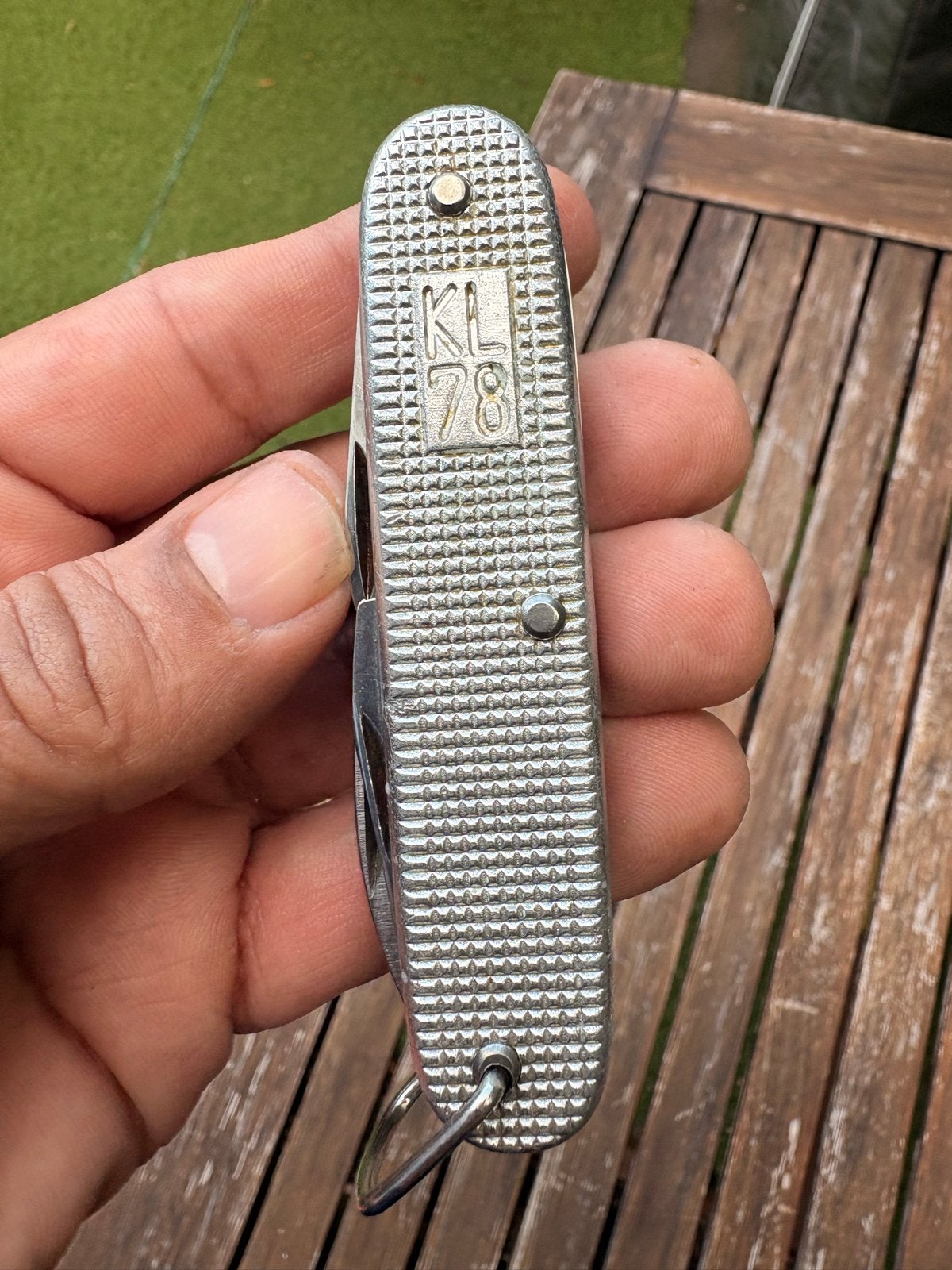 Vintage Zwitsers zakmes KL 78 - Militair zakmes, Ophalen of Verzenden