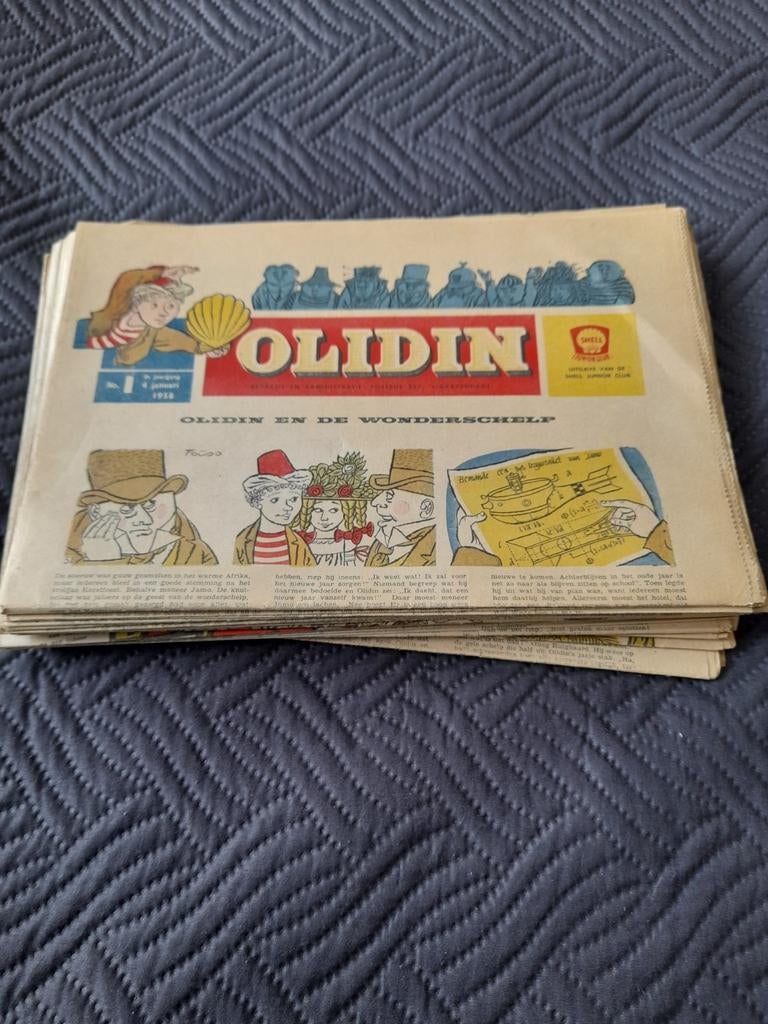 Olidin Shell Junior Club Tijdschriften (1957-1958), Boeken, Ophalen of Verzenden, Gelezen, Overige typen