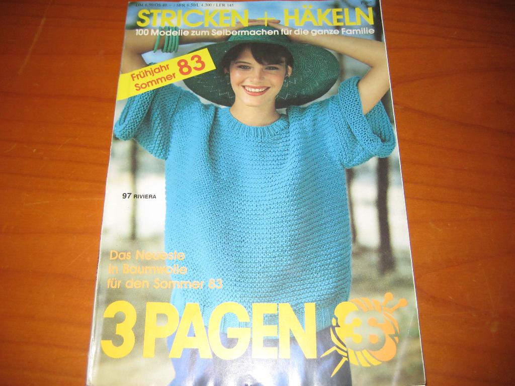 3 Pagen, Stricken und Häkeln, Frühjahr/Sommer ´83, Ophalen of Verzenden, Zo goed als nieuw, Breien en Haken