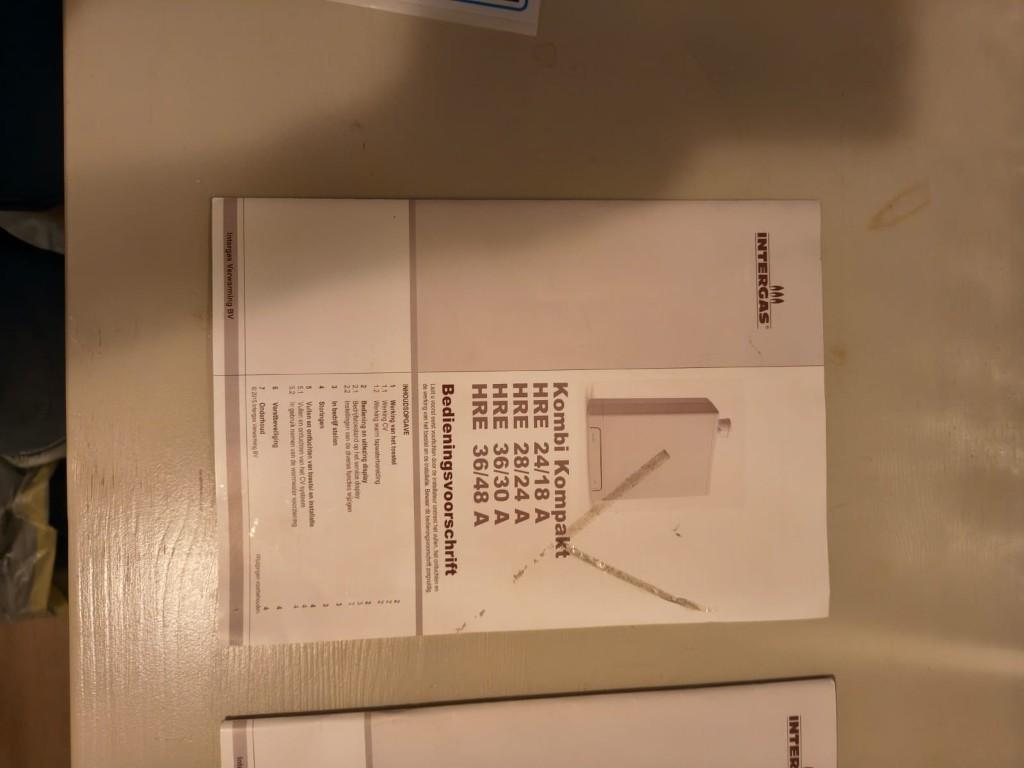 Intergas HRE 28/24A CV ketel, Ophalen, 30 tot 80 cm, Gebruikt, Hoog rendement (Hr)