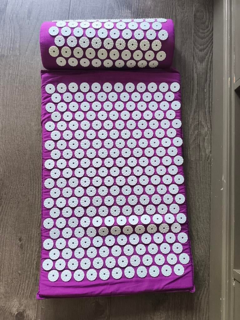 Yoga spijkermat met kussen, Ophalen of Verzenden, Zo goed als nieuw, Overige typen