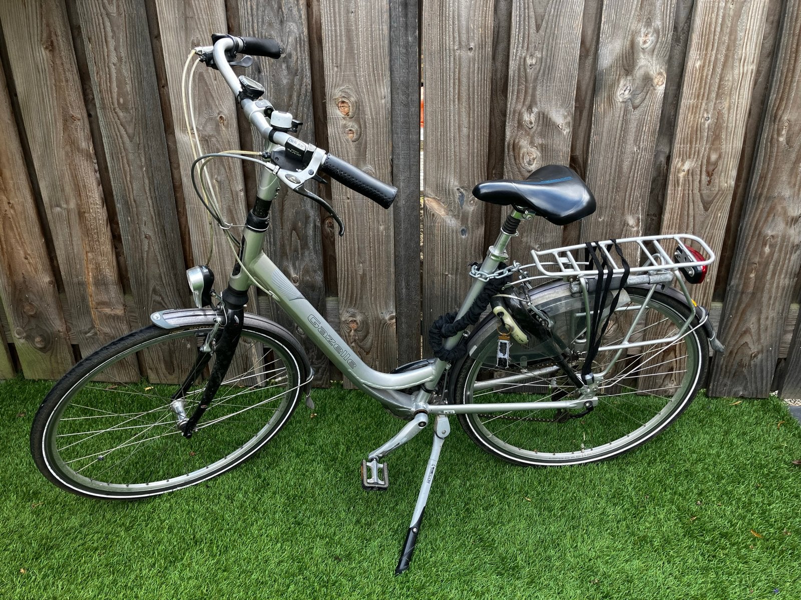 Gazelle GoldLine Elite, Ophalen, Gebruikt, Velgrem, Versnellingen