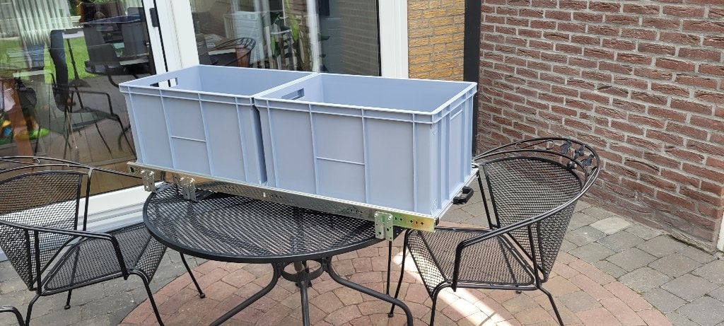 Schuiflade camper, Caravans en Kamperen, Ophalen, Zo goed als nieuw