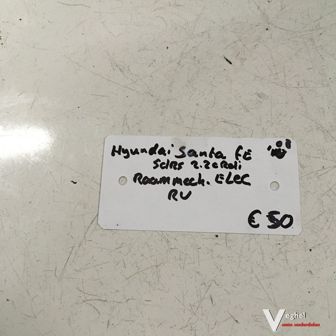 Hyundai Santa Fe 2008  Raammechanisme elektr  Rechtsvoor  (, Gebruikt, -, -, Ophalen of Verzenden