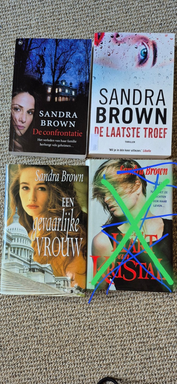 3 boeken van Sandra Brown, Ophalen of Verzenden, Gelezen