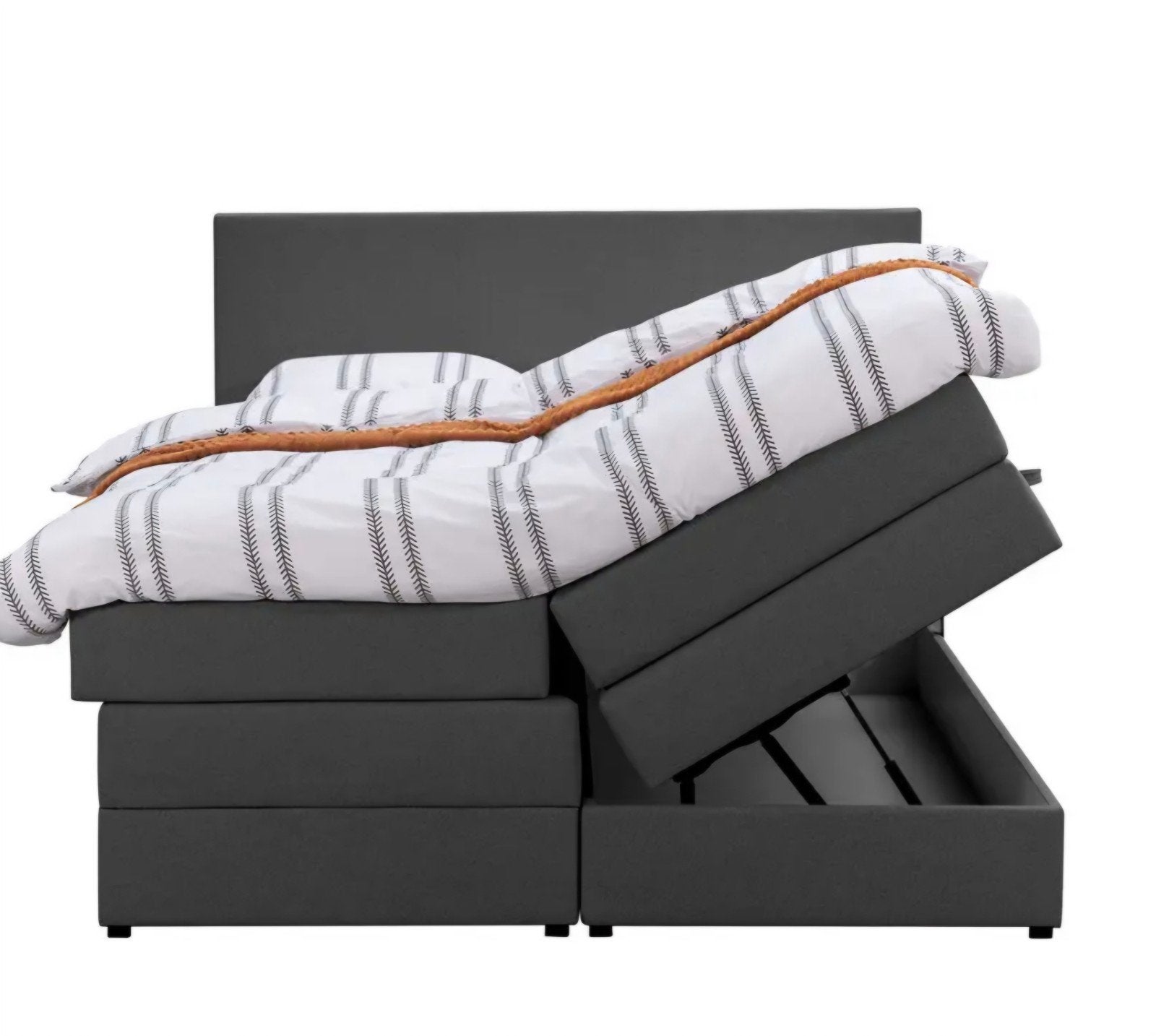 boxspring Liv van Leen bakker. Zes maanden totaal gebruikt., Ophalen, 140 cm, Zo goed als nieuw, Twijfelaar