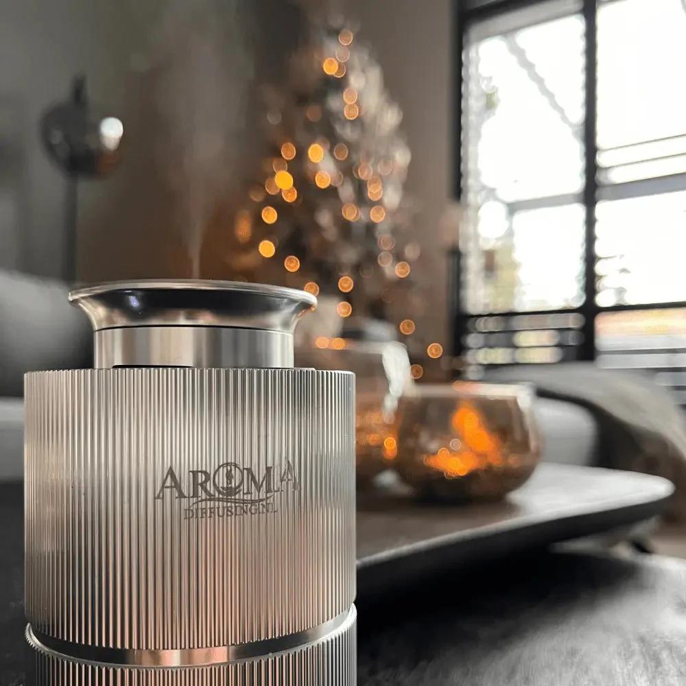 AromaDiffusing Mini - 25m² - Draadloos huisparfum, Overige materialen, Zwart, Ophalen of Verzenden, Zo goed als nieuw
