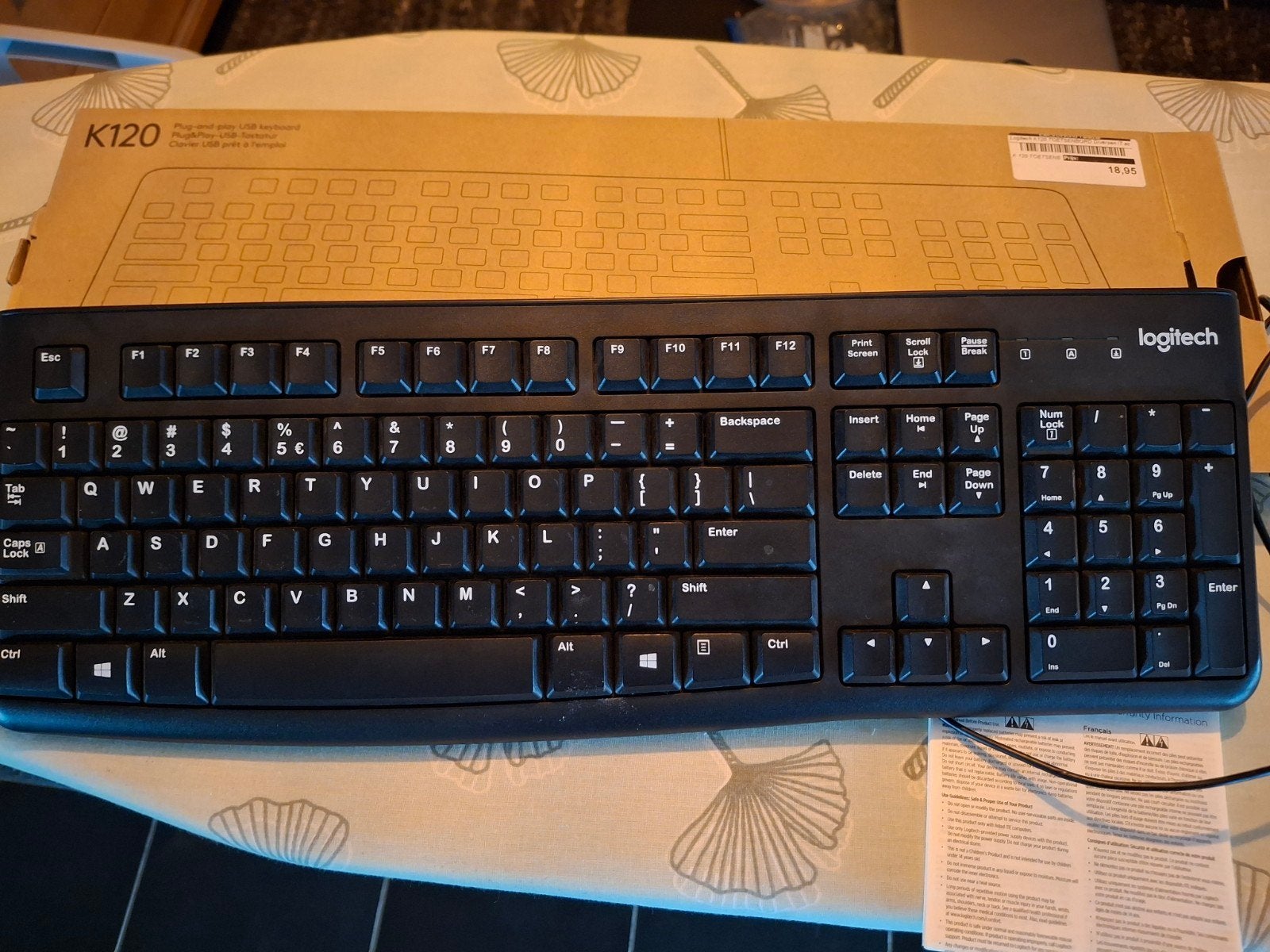Logitech K120 Bedraad Toetsenbord - Qwerty, Ophalen, Gebruikt, Logitech, Qwerty