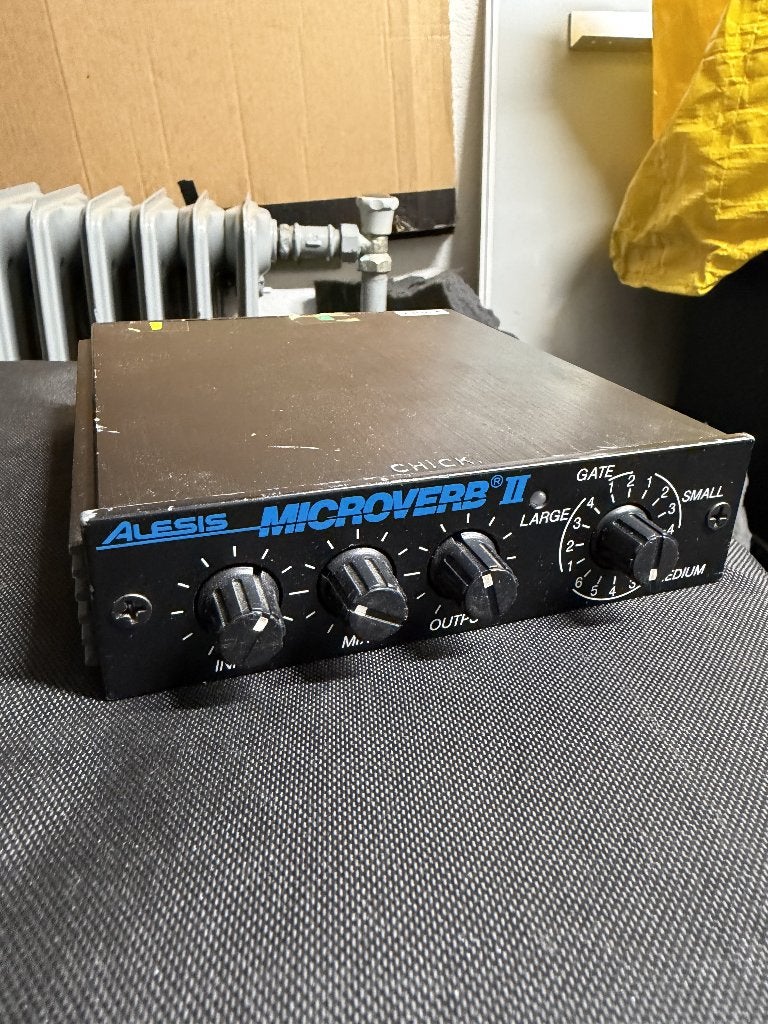 Vintage Alesis Microverb II digital reverb rack effect 1988, Muziek en Instrumenten, Effecten, Ophalen of Verzenden, Gebruikt