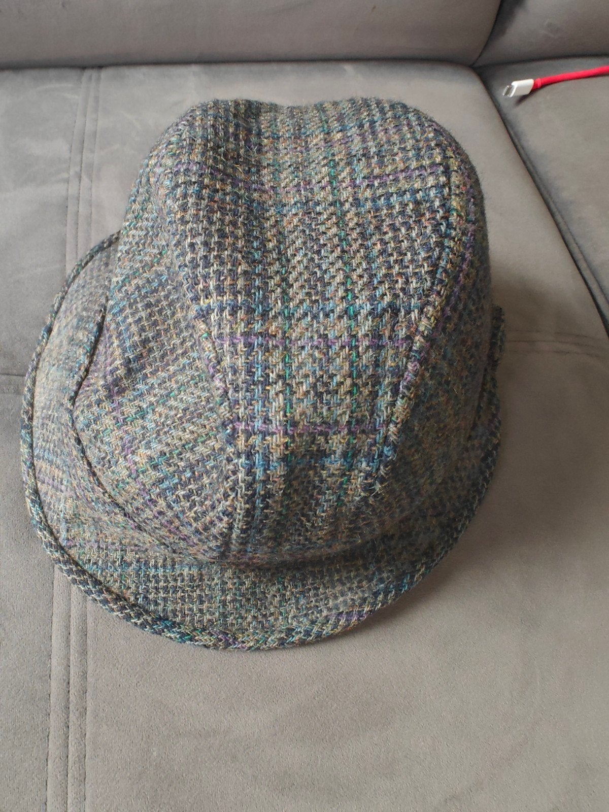 Vintage The Scotch House Tweed Hoed, Hoed, The Scotch House, Zo goed als nieuw, One size fits all