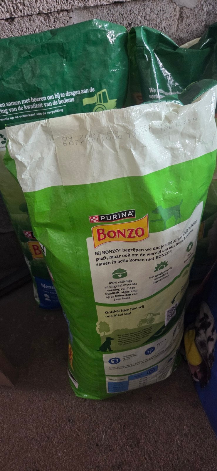 3 zakken bonzo !, Dieren en Toebehoren, Ophalen, Hond
