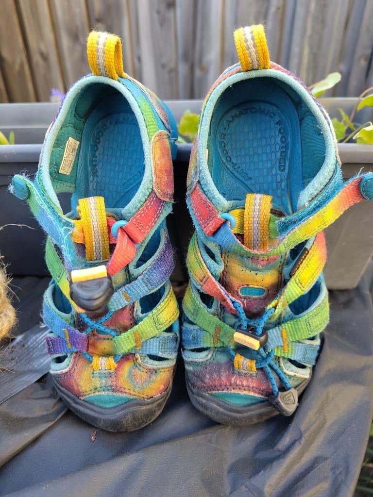 Keen Sandalen Maat 31 Regenboog Wasbaar Non-marking, Keen, Gebruikt, Jongen of Meisje, Overige typen