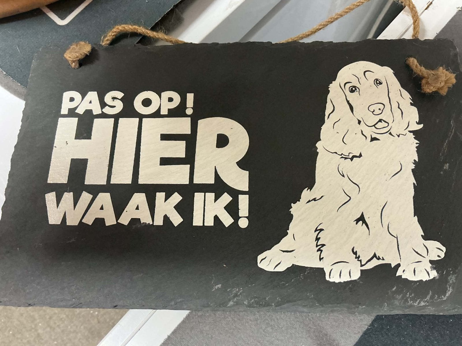 Leisteen - Pas op! Hier waak ik! - 10 verschillende rassen, Dieren en Toebehoren, Ophalen of Verzenden, Zo goed als nieuw