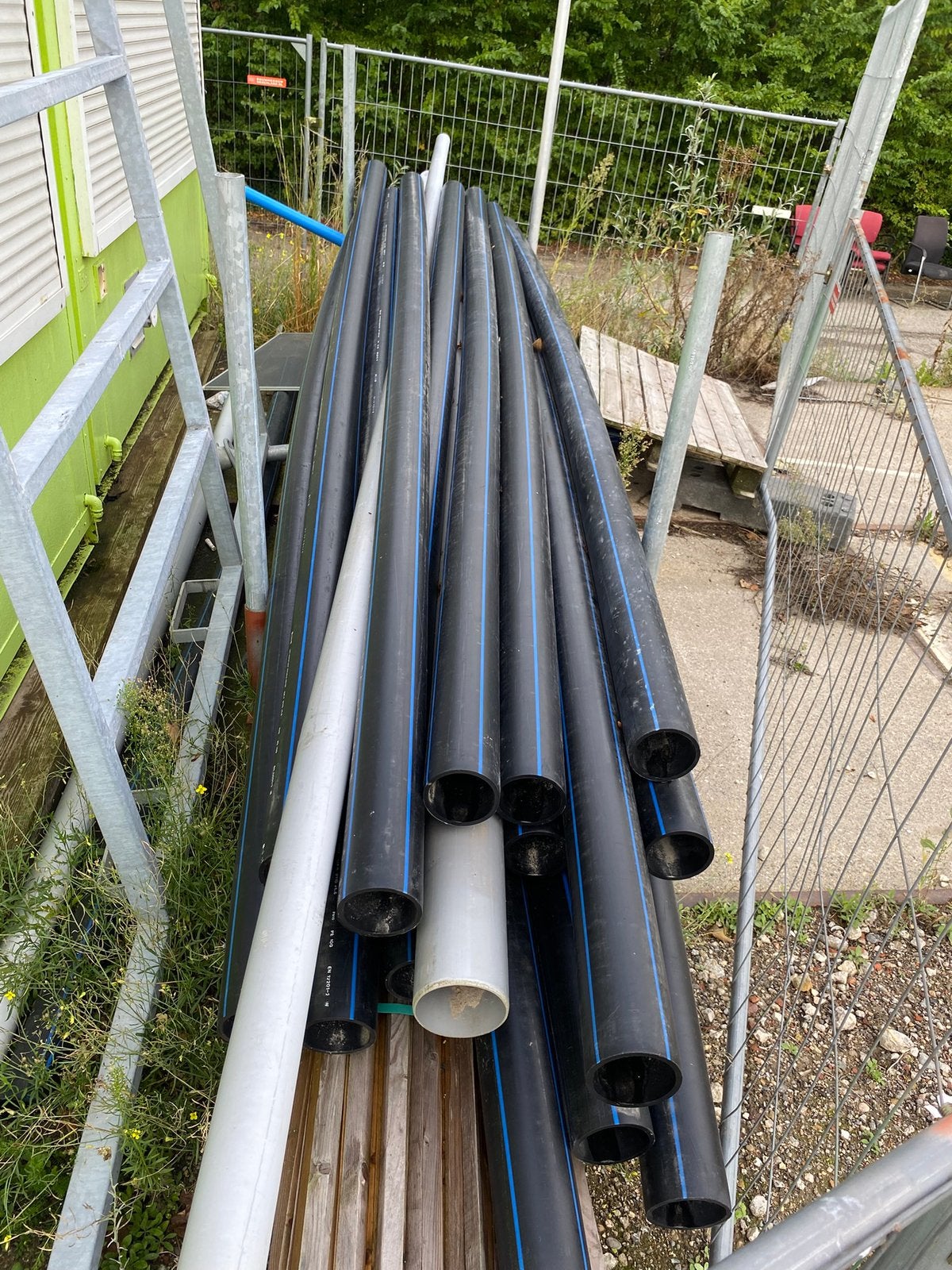 17stuks pvc buis zwart, Doe-het-zelf en Verbouw, Ophalen, Zo goed als nieuw