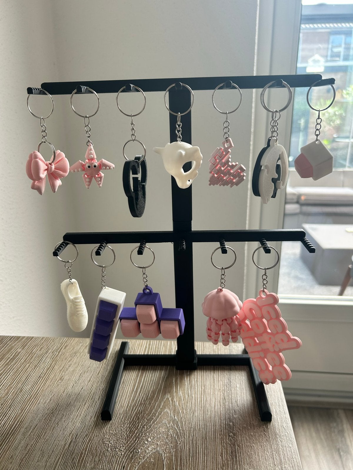 3D Geprinte Sleutelhangers - Diverse Ontwerpen, Verzamelen, Ophalen of Verzenden, Nieuw, Dier of Natuur
