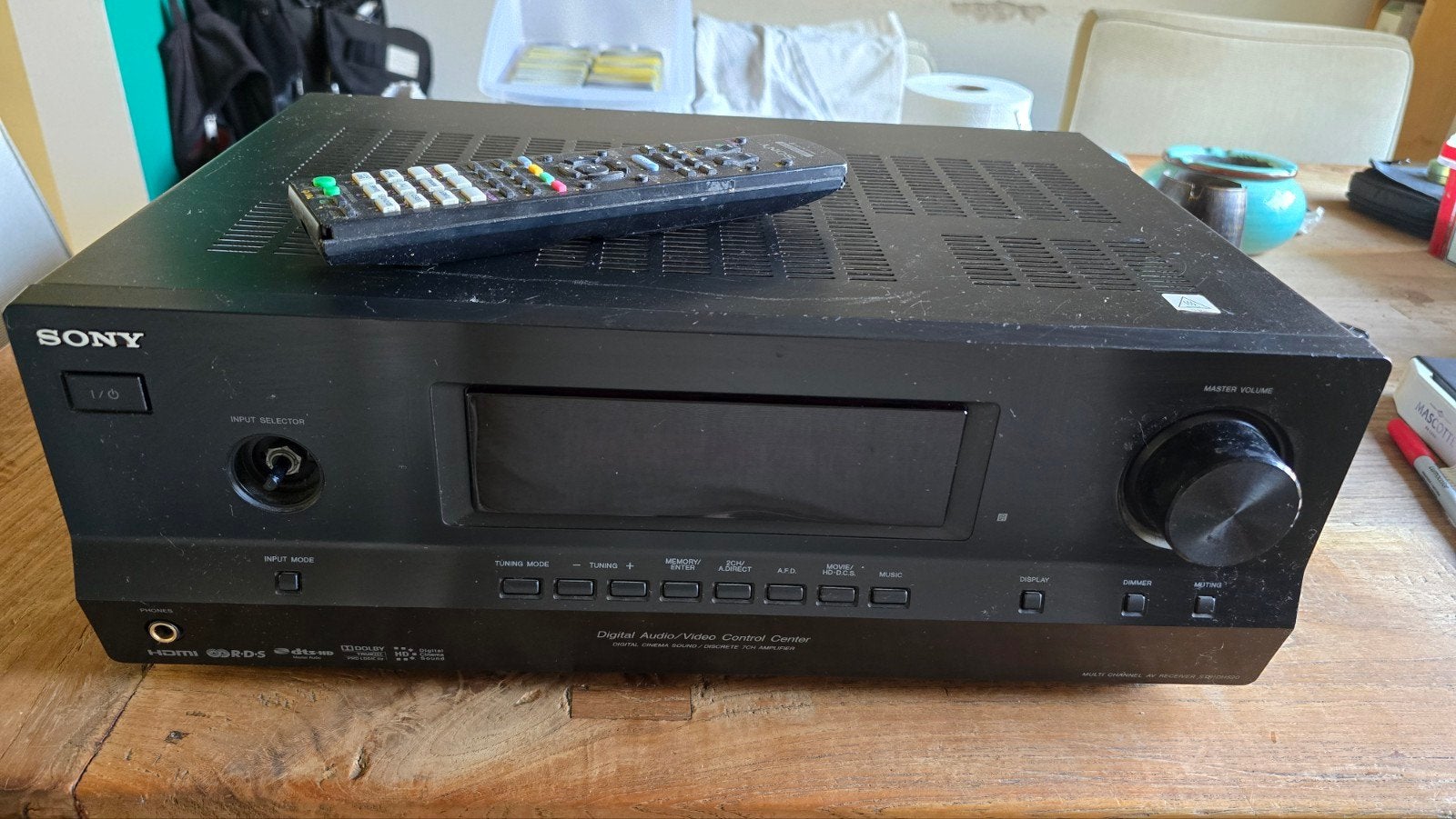 Sony STR-DH520 AV-receiver - 7.1 kanaals met HDMI, Audio, Tv en Foto, Versterkers en Receivers, Ophalen, Gebruikt, 60 tot 120 watt