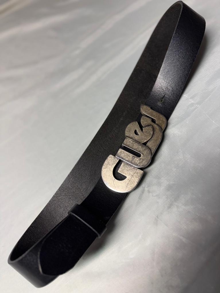 Zwarte leren Guess riem. 90 cm., Guess, 3 tot 5 cm, 90 tot 100 cm, Tailleriem