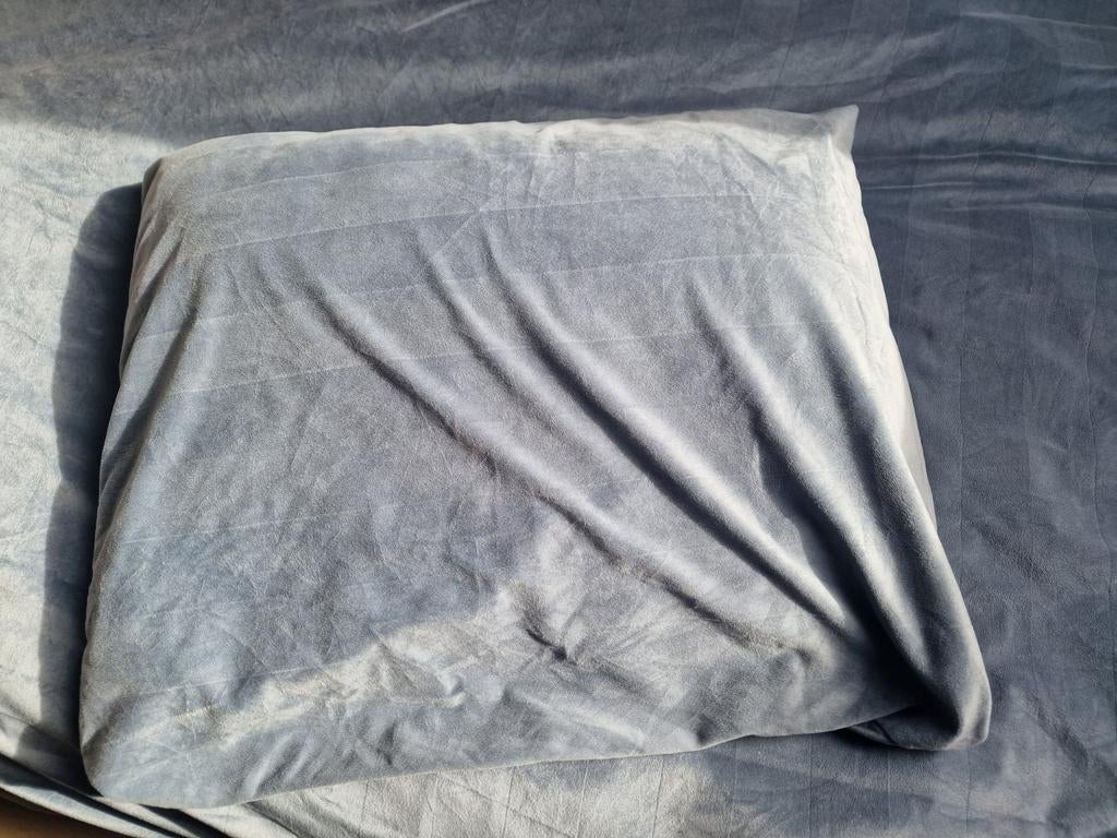 Hema dekbedovertrek 1 persoons blauw/grijs, Huis en Inrichting, Eenpersoons, Blauw, Dekbedovertrek, Ophalen of Verzenden