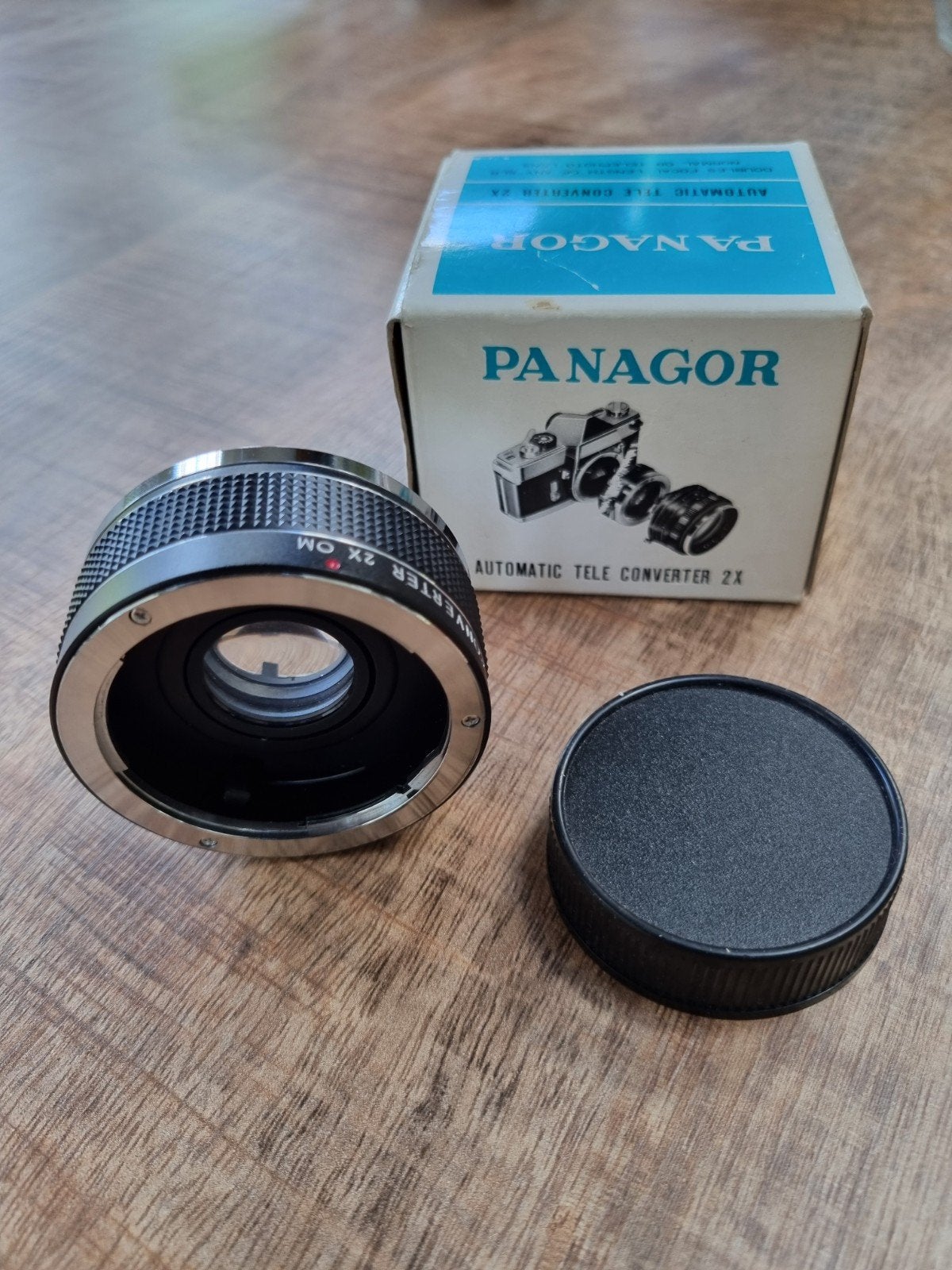 Panagor tele converter 2x for Olympus OM-1, Audio, Tv en Foto, Fotocamera's Analoog, Ophalen of Verzenden, Spiegelreflex, Olympus