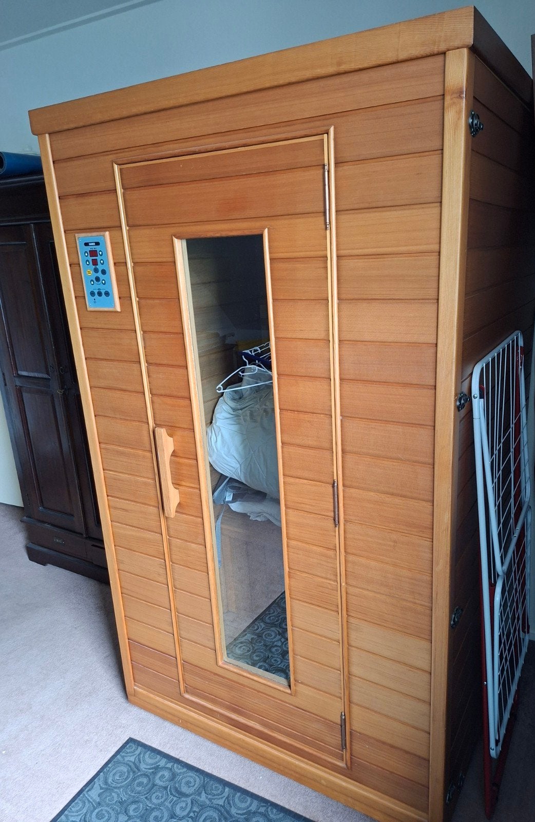 Sauna in zeer goede staat, perfect onderhouden, Ophalen of Verzenden, Zo goed als nieuw, Infrarood, Complete sauna