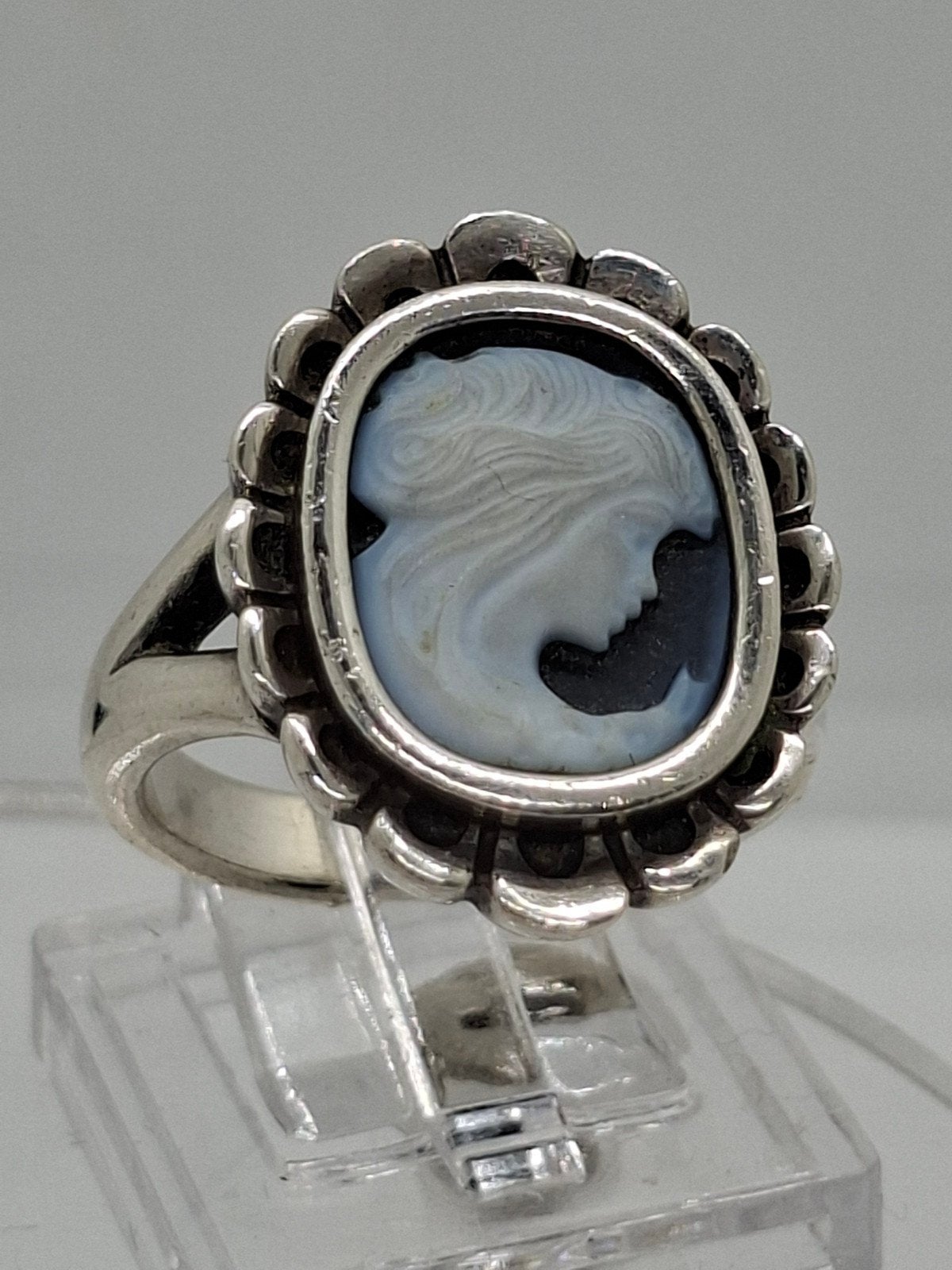 Retired Pandora camee ring maat 56, Gebruikt, Ophalen of Verzenden, 17 tot 18, Dame