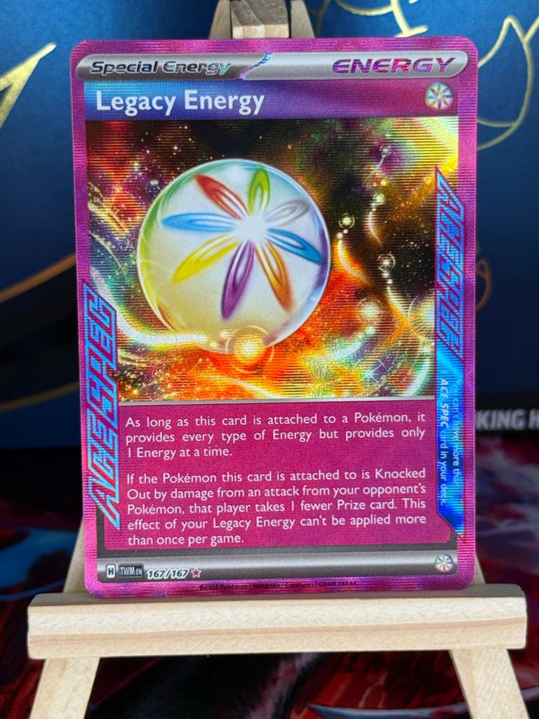 Legacy Energy #167 | Pokemon Twilight Masquerade, Ophalen of Verzenden, Zo goed als nieuw, Losse kaart, Foil