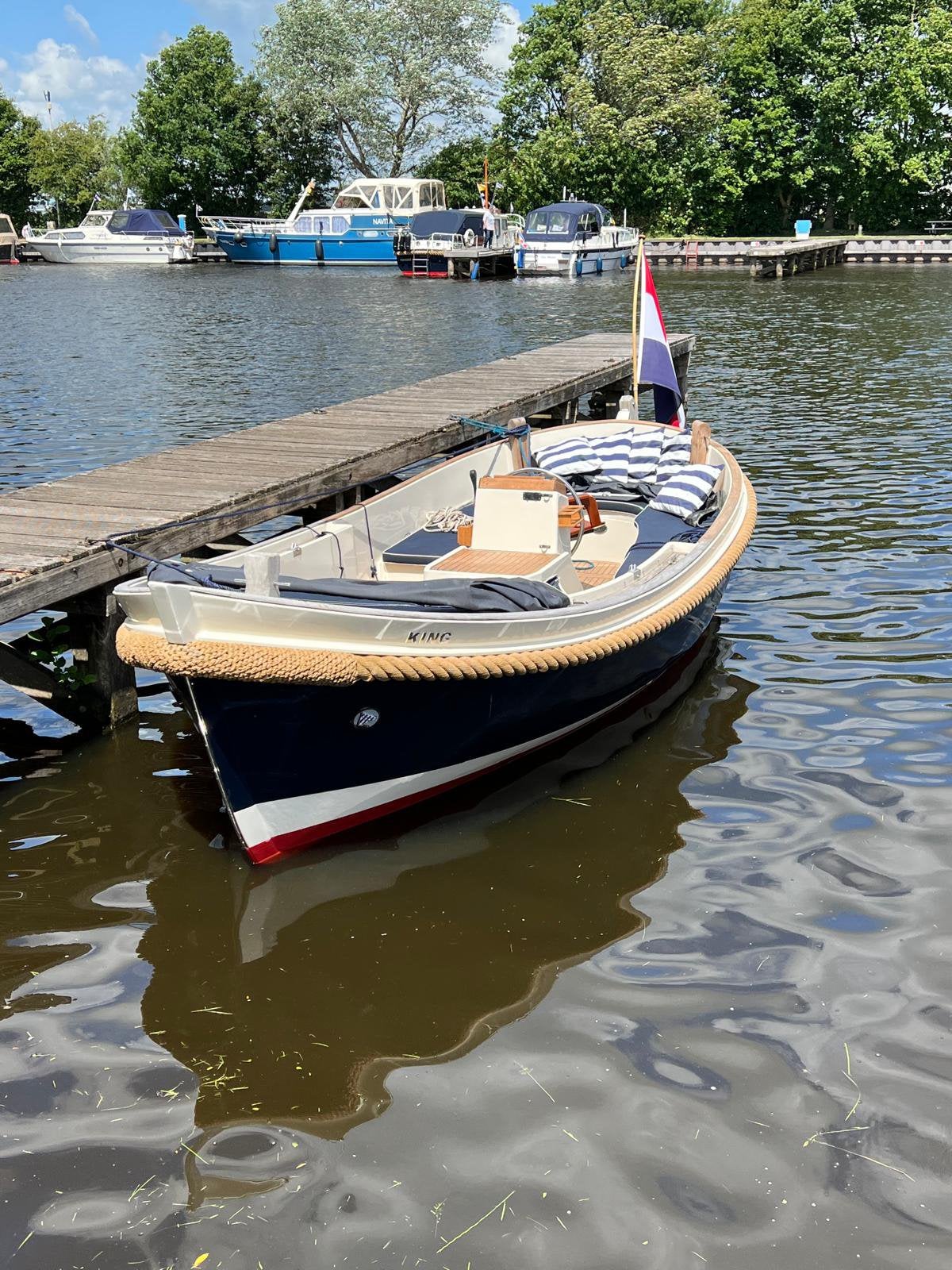 Van Wijk 621 Sloep + Toilet + Trailer Vol Teak Compleet NEW, Watersport en Boten, Overige typen, Binnenboordmotor, Polyester, Boddens Hosangweg 116a Woubrugge