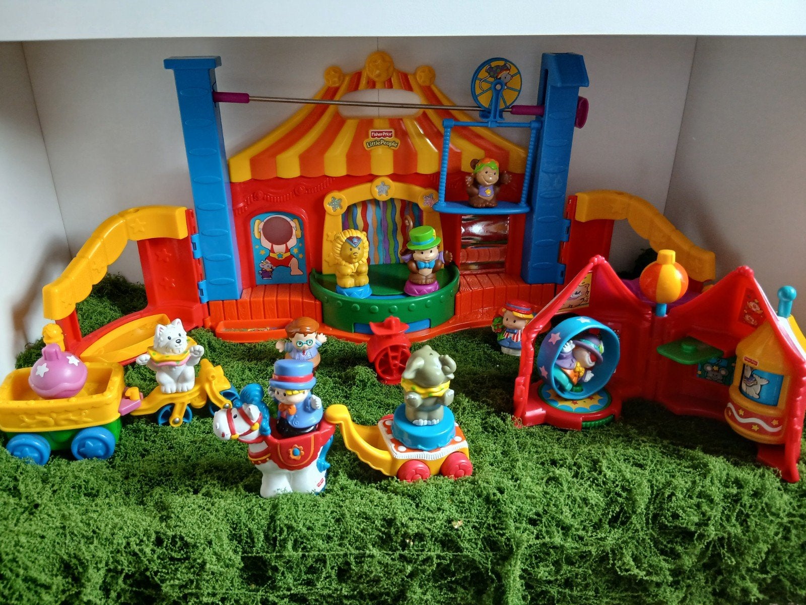 little people vintage circus met toebehoren, Ophalen of Verzenden, Gebruikt, Speelset