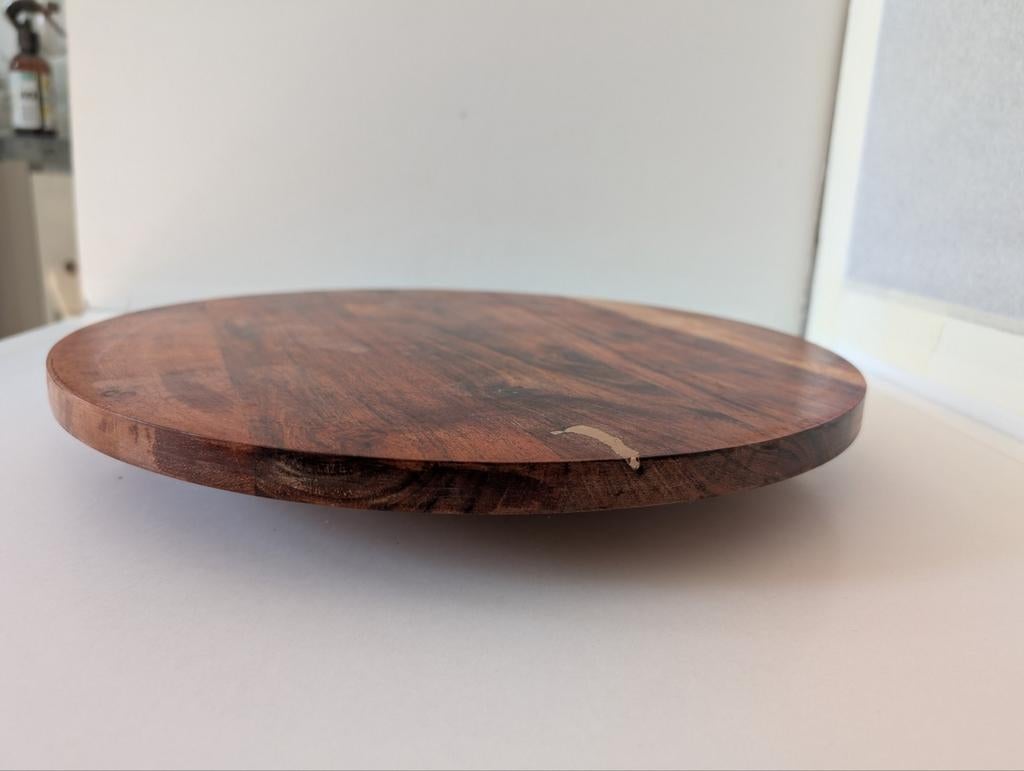 Draaiplateau acaciahout diameter 36cm, Huis en Inrichting, Keuken | Keukenbenodigdheden, Ophalen of Verzenden