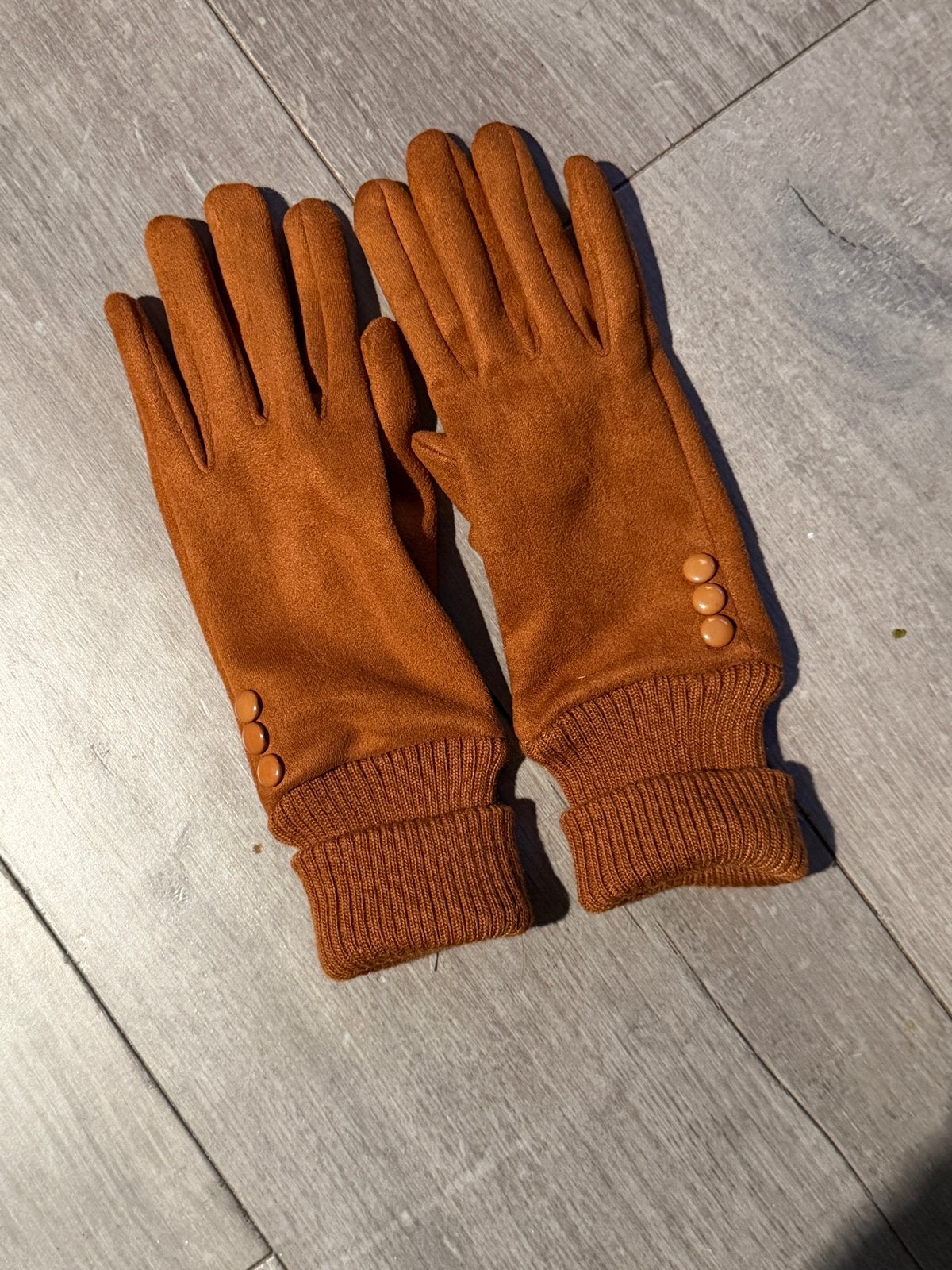 Nieuw handschoenen, suedelook, Ophalen of Verzenden, Nieuw, Maat 38/40 (M), Handschoenen