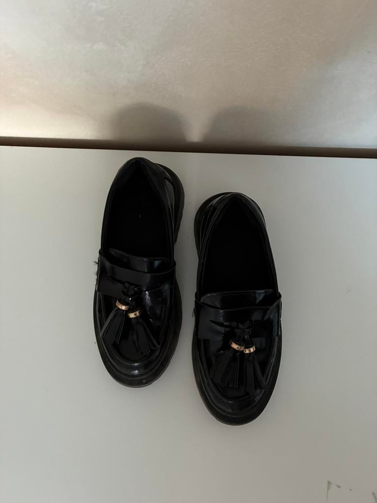 Loafers Zara zwart, Ophalen of Verzenden, Zo goed als nieuw, Meisje, Schoentjes