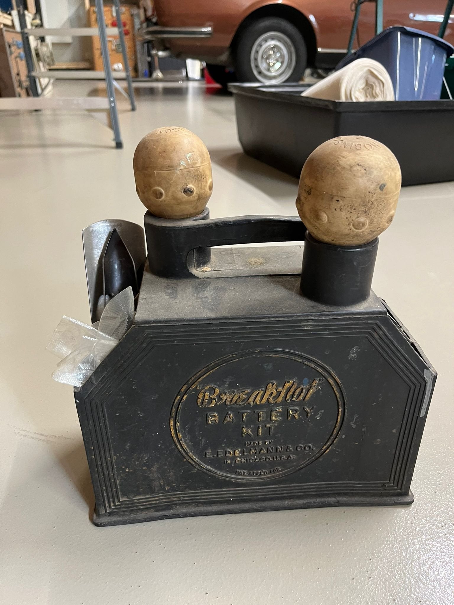 E. Edelmann & Co. "Break-Not" Battery Kit, Verzamelen, Merken en Reclamevoorwerpen, Gebruikt, Ophalen