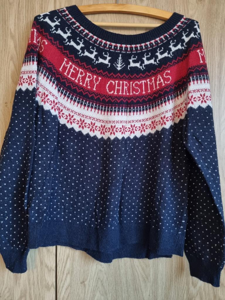 Trui kersttrui dames maat L, Kleding | Dames, Truien en Vesten, H&M, Maat 42/44 (L), Ophalen of Verzenden, Gedragen