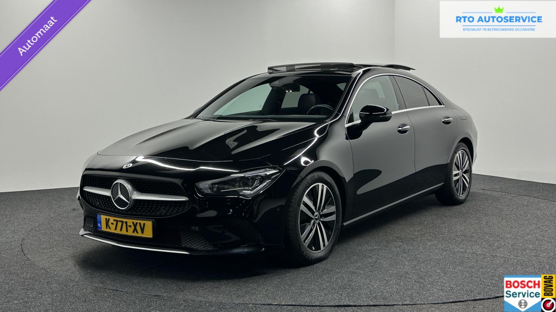Mercedes CLA-klasse 180 Business Solution Luxury PANO CAMERA, CLA, Gebruikt, 4 cilinders, Met garantie (alle)