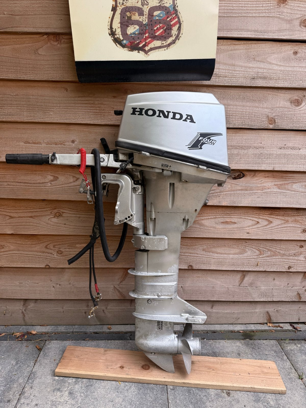 Honda 15 pk langstaart buitenboordmotor  elektrische start, Watersport en Boten, Buiten- en Binnenboordmotoren, Ophalen, 10 tot 30 pk