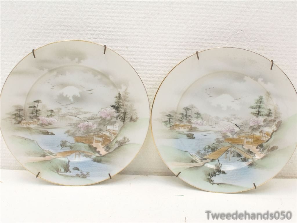 5 Chinese wandbordjes 90461, Antiek en Kunst, Ophalen of Verzenden