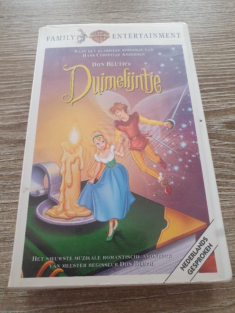 Duimelijntje VHS videoband, Cd's en Dvd's, VHS | Film, Alle leeftijden, Ophalen of Verzenden, Zo goed als nieuw, Overige genres